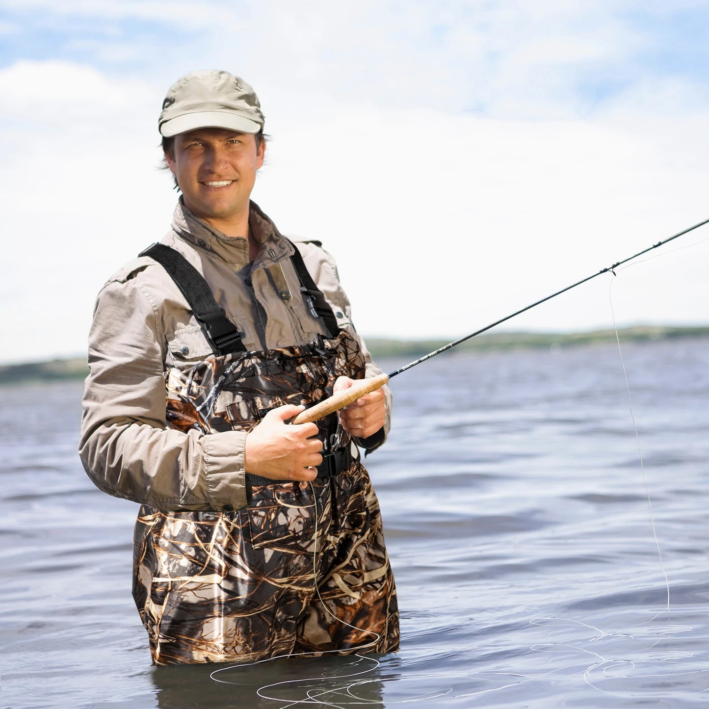 Waders Men with Boots for Fishing Waterproof Chest Wader Hunting