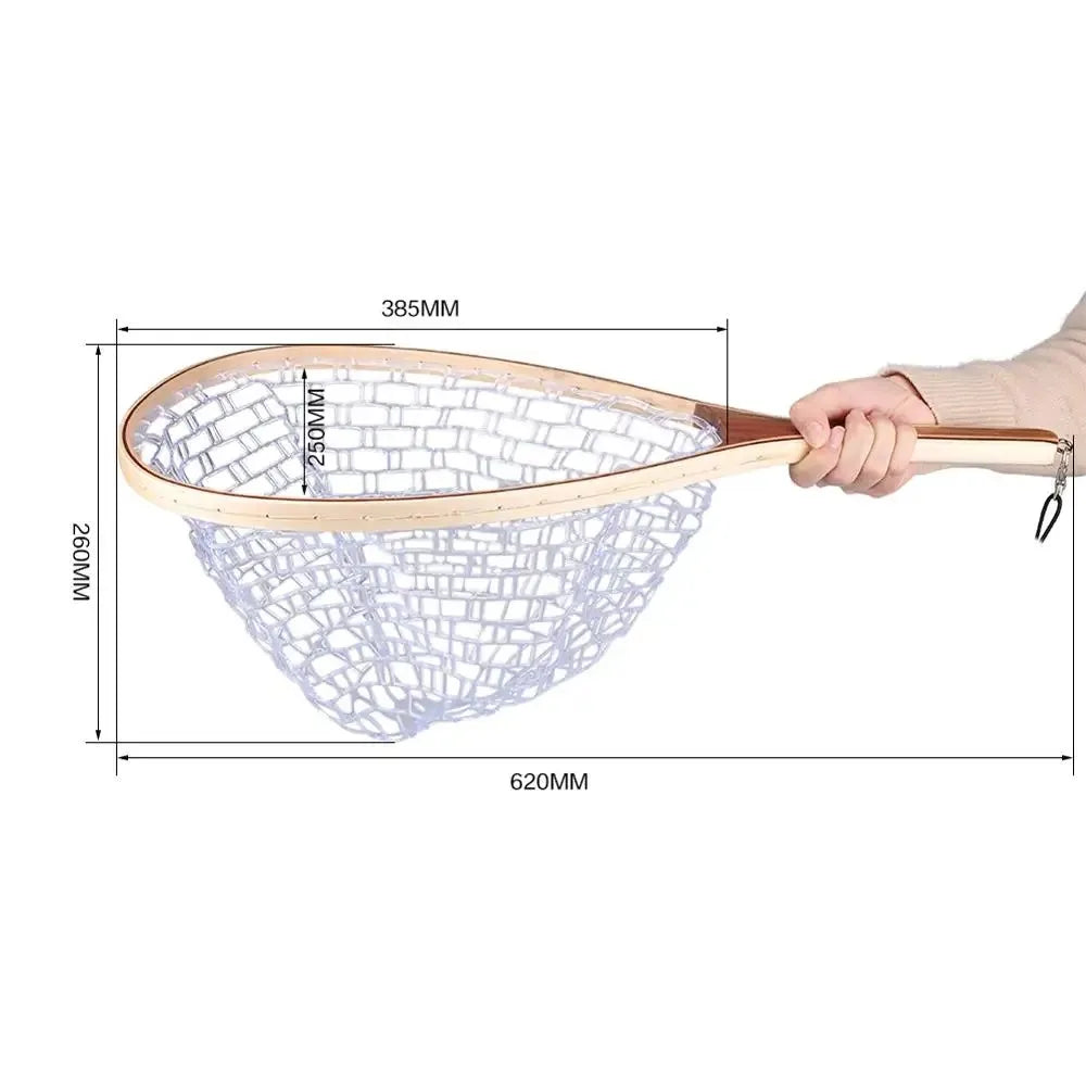 Wooden Handle Fly Fishing Equipment for Catch and Release