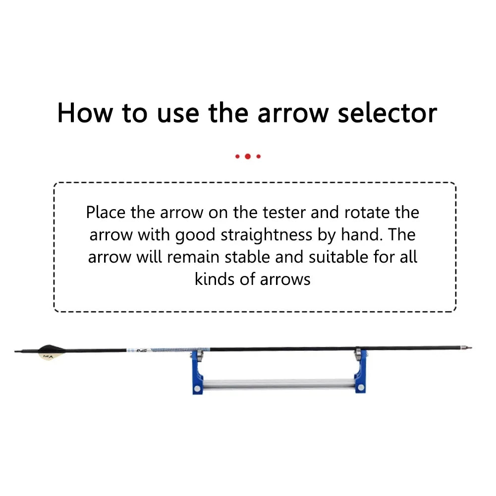 Arrows Shaft Straightness Tester for Accurate Measurement