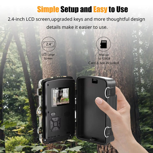 1080P Hunting Camera 2.0in LCD 16MP Infrared Night