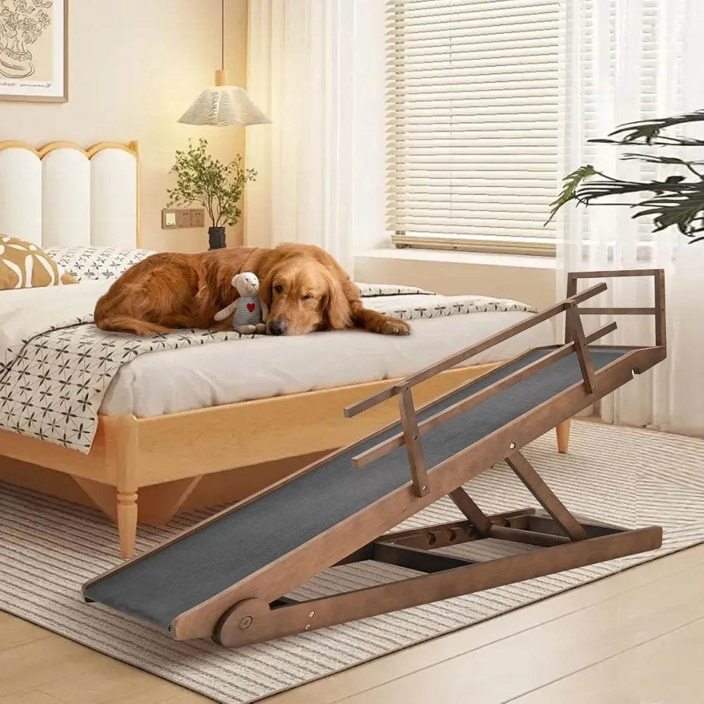 Dog Ramp, 5 Level Adjustable Height