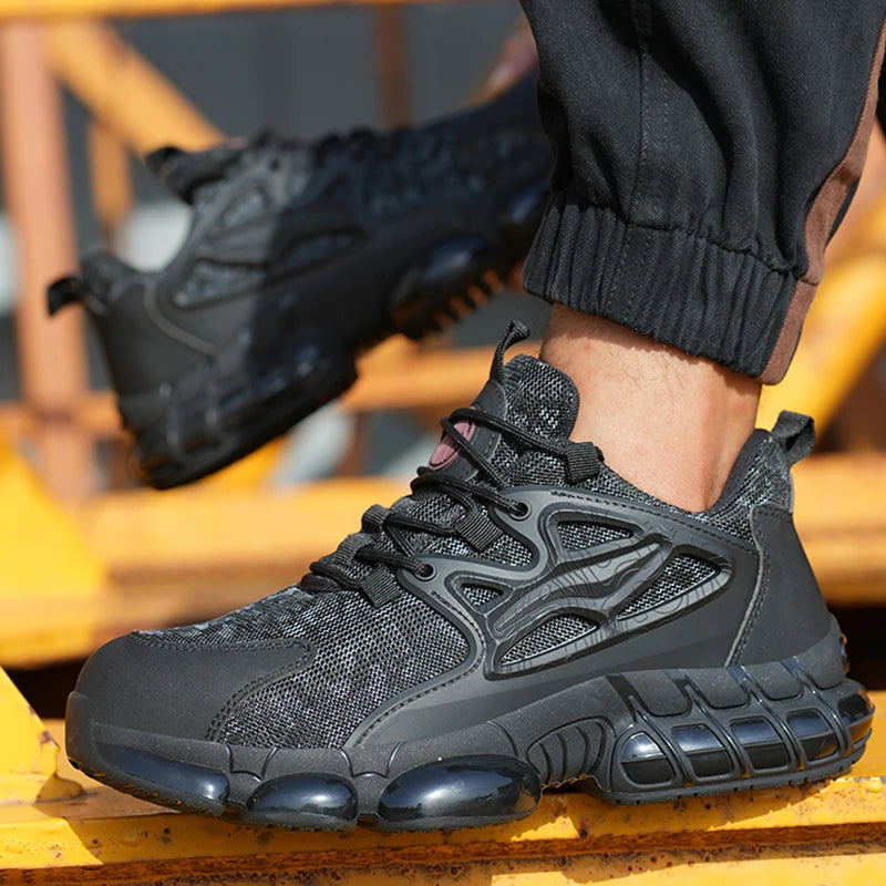 Lightweight Safety Shoes Hiking Sneakers Man Women Breathable