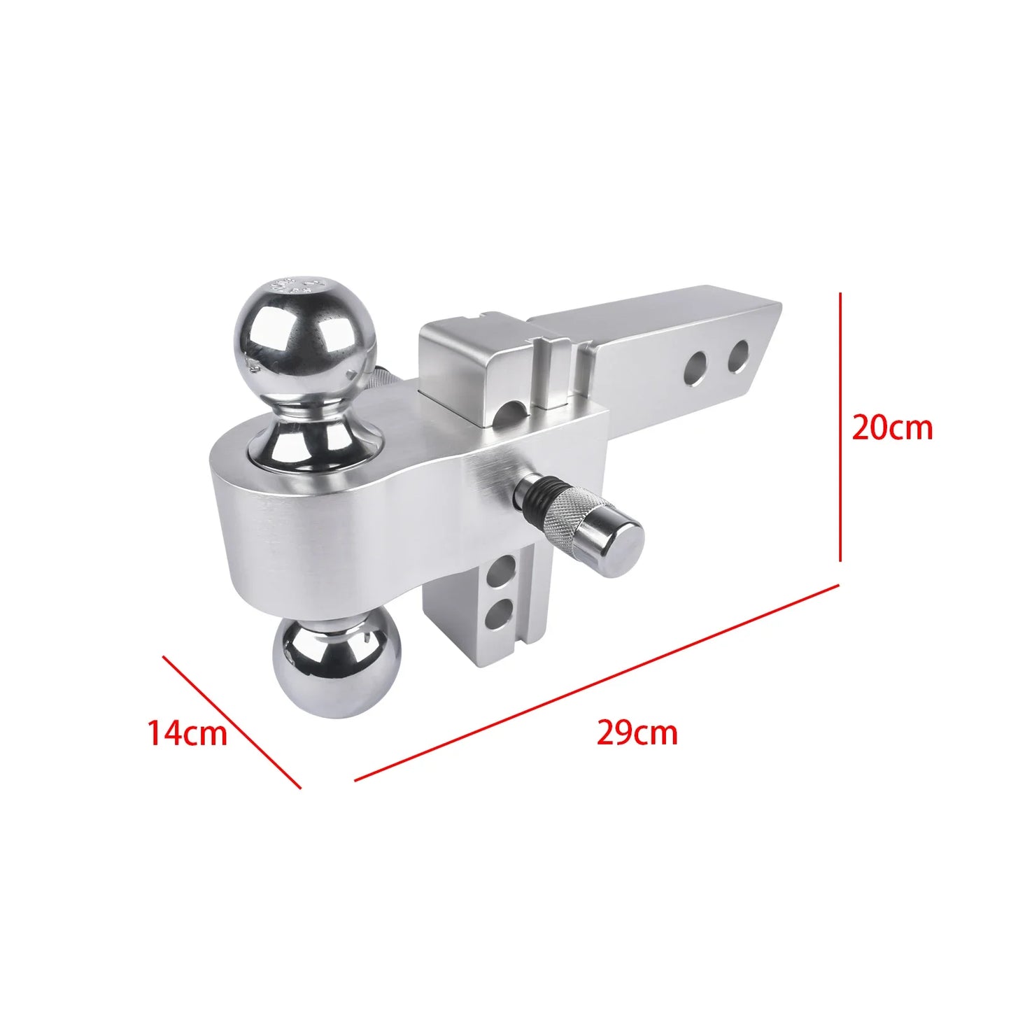 2" Receiver 4" Drop Rise Adjustable Towing Hitch 12500 lb