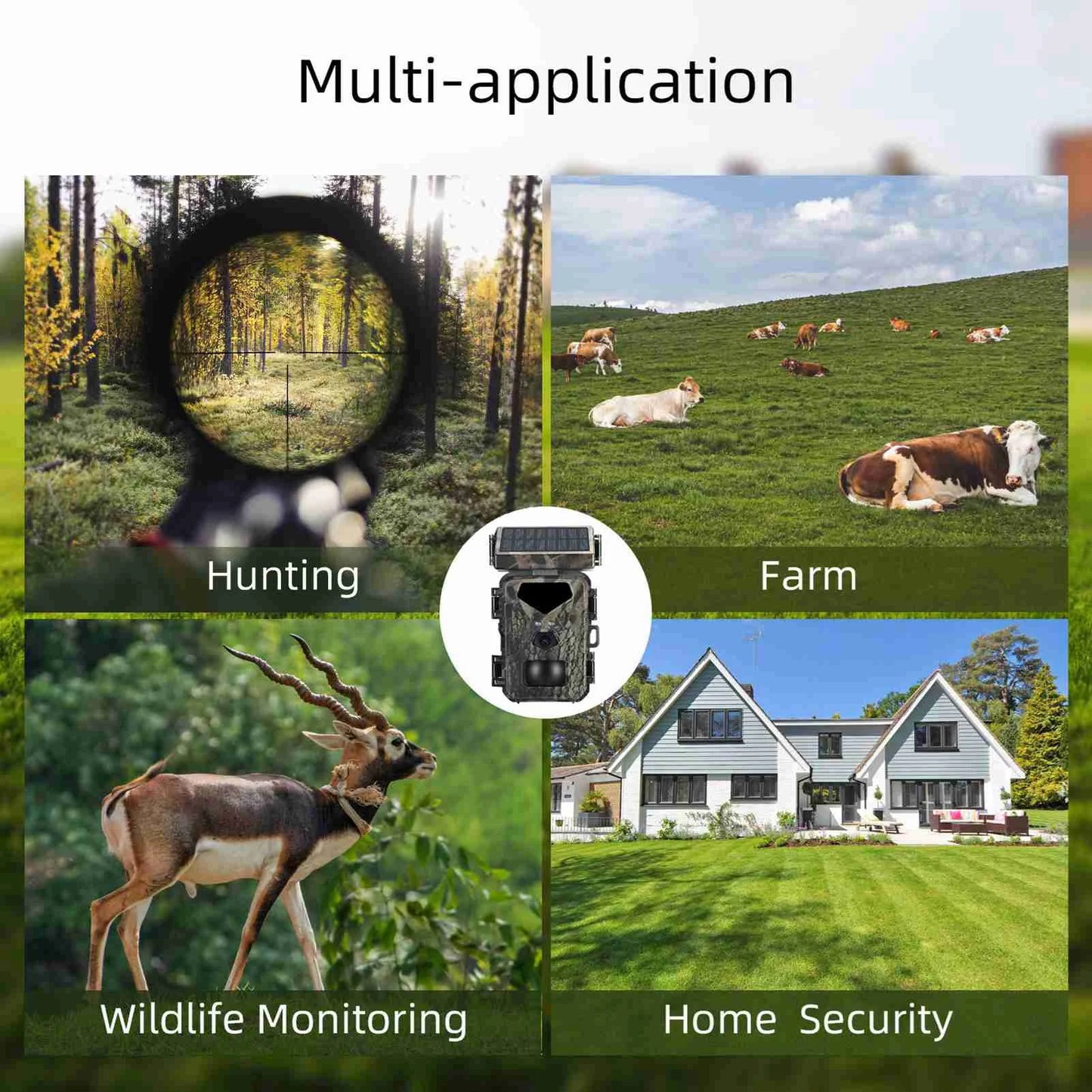 1080P Hunting Camera 0.45s Trigger Speed Night Vision 2.0 inch TFT Display Screen