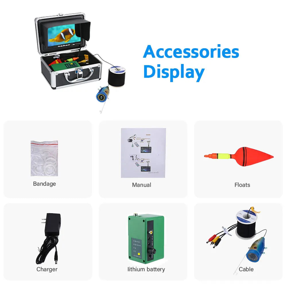 MountainOne Underwater Fish Finder With 15 Infrared Lamps