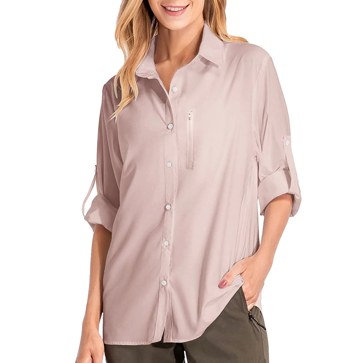Long Sleeve Sunscreen Sun Protection Female Hiking Shirt