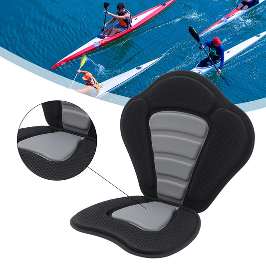Adjustable Kayak Seat with Back Support and Storage Bag