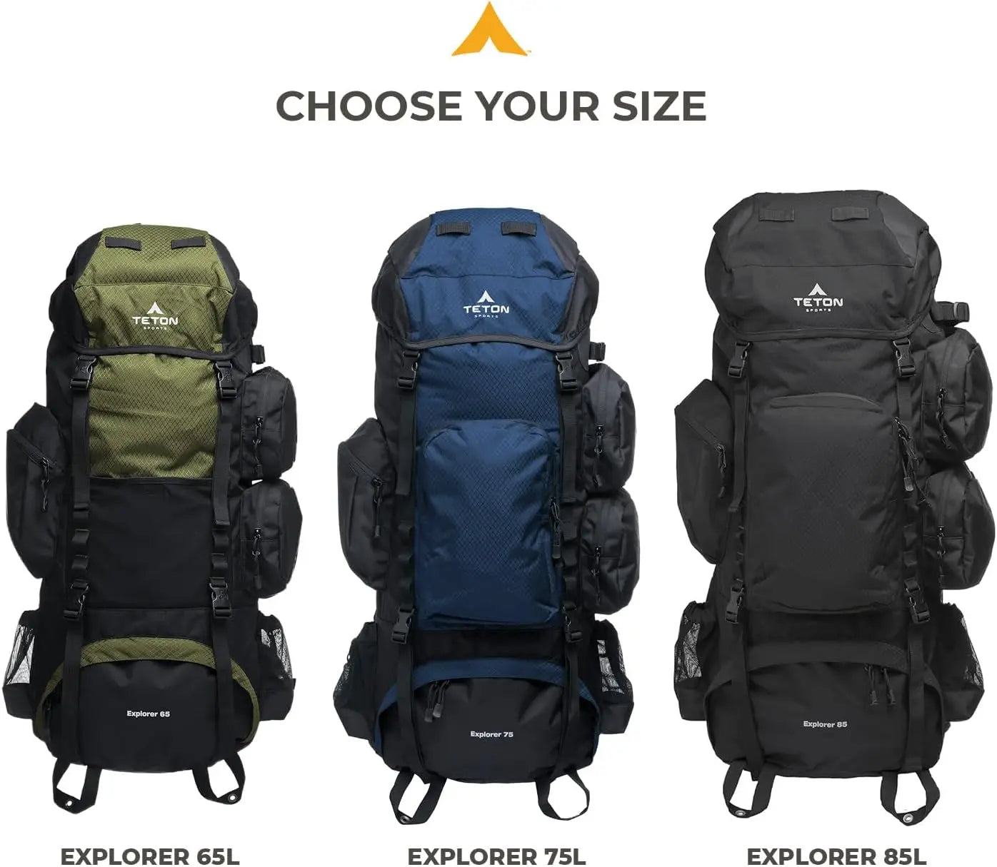 Hiking, Camping, Backpacking, Rain Cover Included