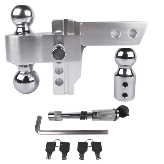 2" Receiver 4" Drop Rise Adjustable Towing Hitch 12500 lb