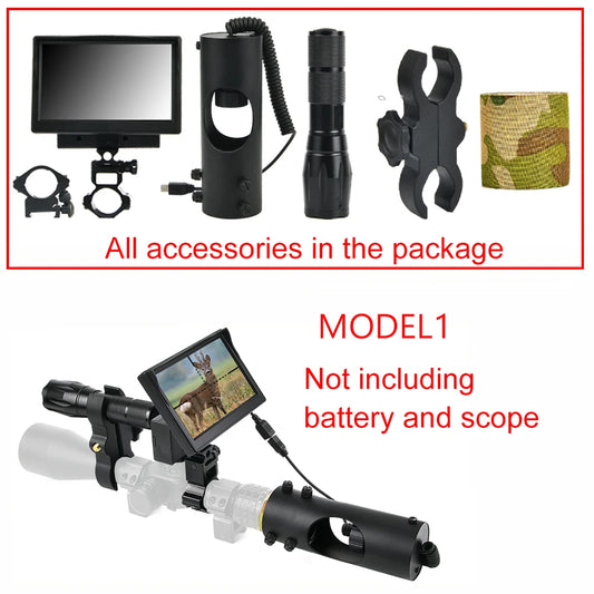 Night Vision Riflescope Hunting Scopes Optics Sight Tactical 850nm Infrared LED IR