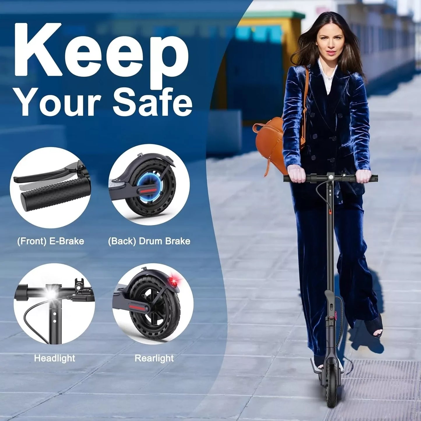 Electric  8.5inch tire Folding Electric Scooter