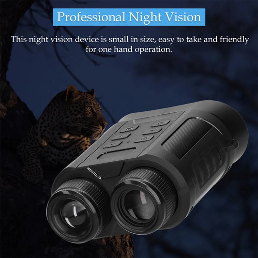 Night Vision Binoculars 1080P HD 850nm Infrared 8X Digital Zoom Telescope