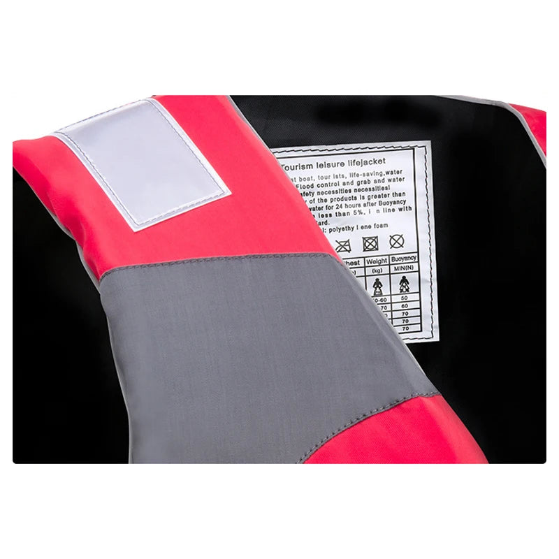Life Vest with Whistle for Adults - Safe and Durable