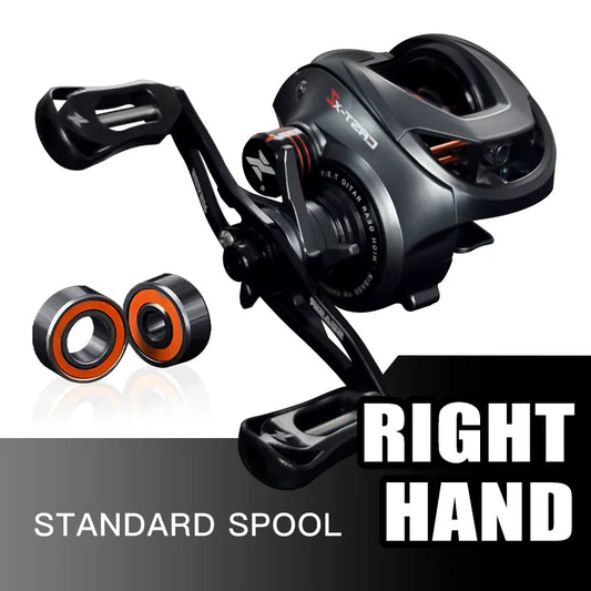 Baitcasting Reel 7.3:1 Hybrid Ceramic Bearing Carbon Fiber Washer