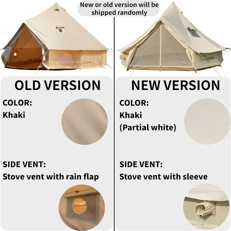 Outdoor B5Pro 4 Season Canvas Bell Tent for Camping