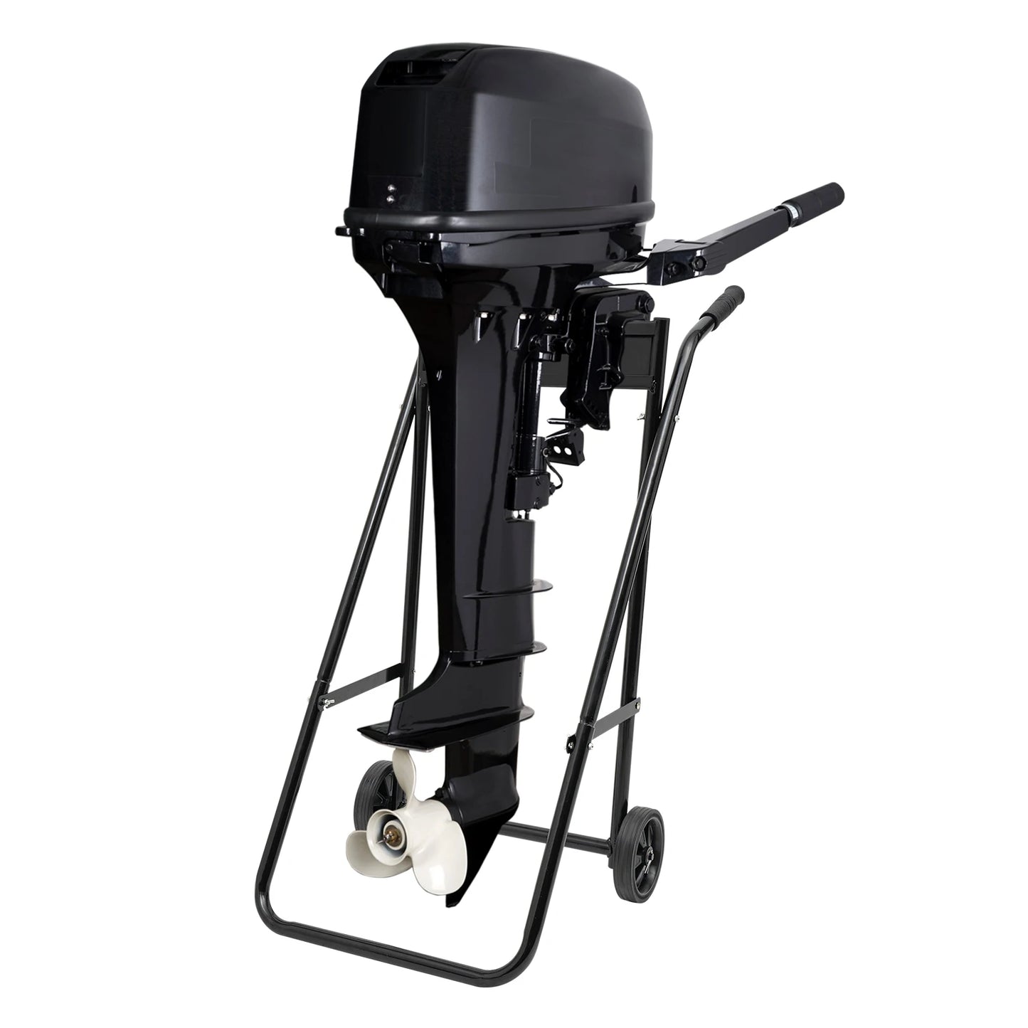 Outboard Stand for Long and Short Shaft Foldable Engine Trolley