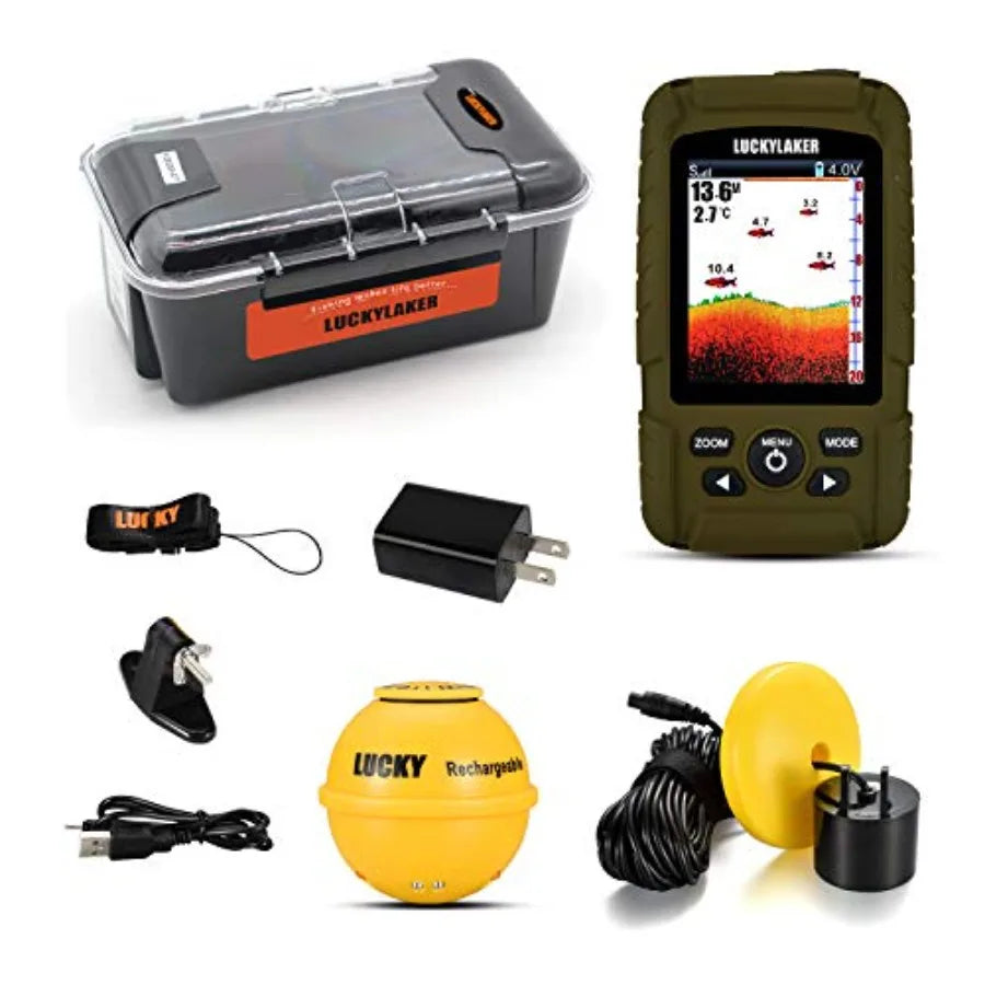 Hign-concerned Sensor Sonar Depth Finder Ice Fishing Portable Waterproof