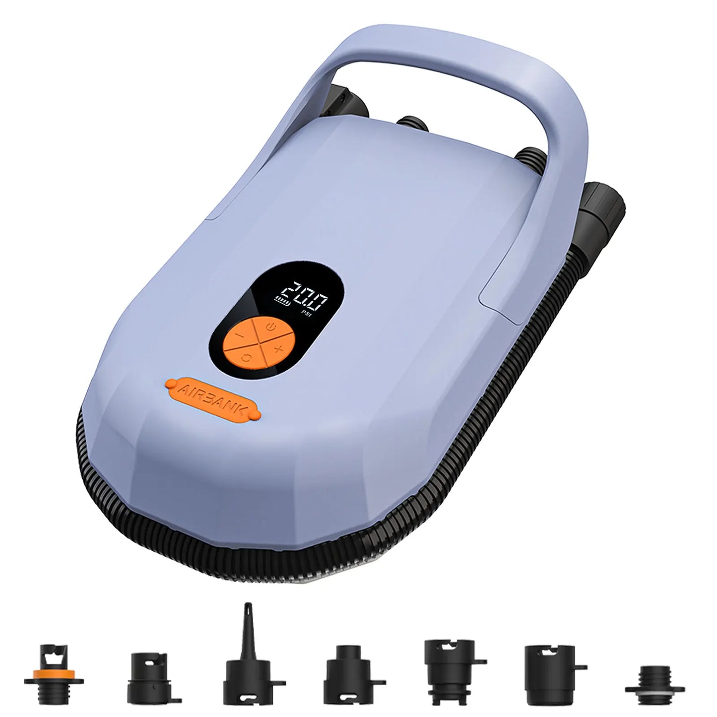 Electric Air Pump with Battery 7800 mAh 20 PSI Max Rechargeable 12 V DC