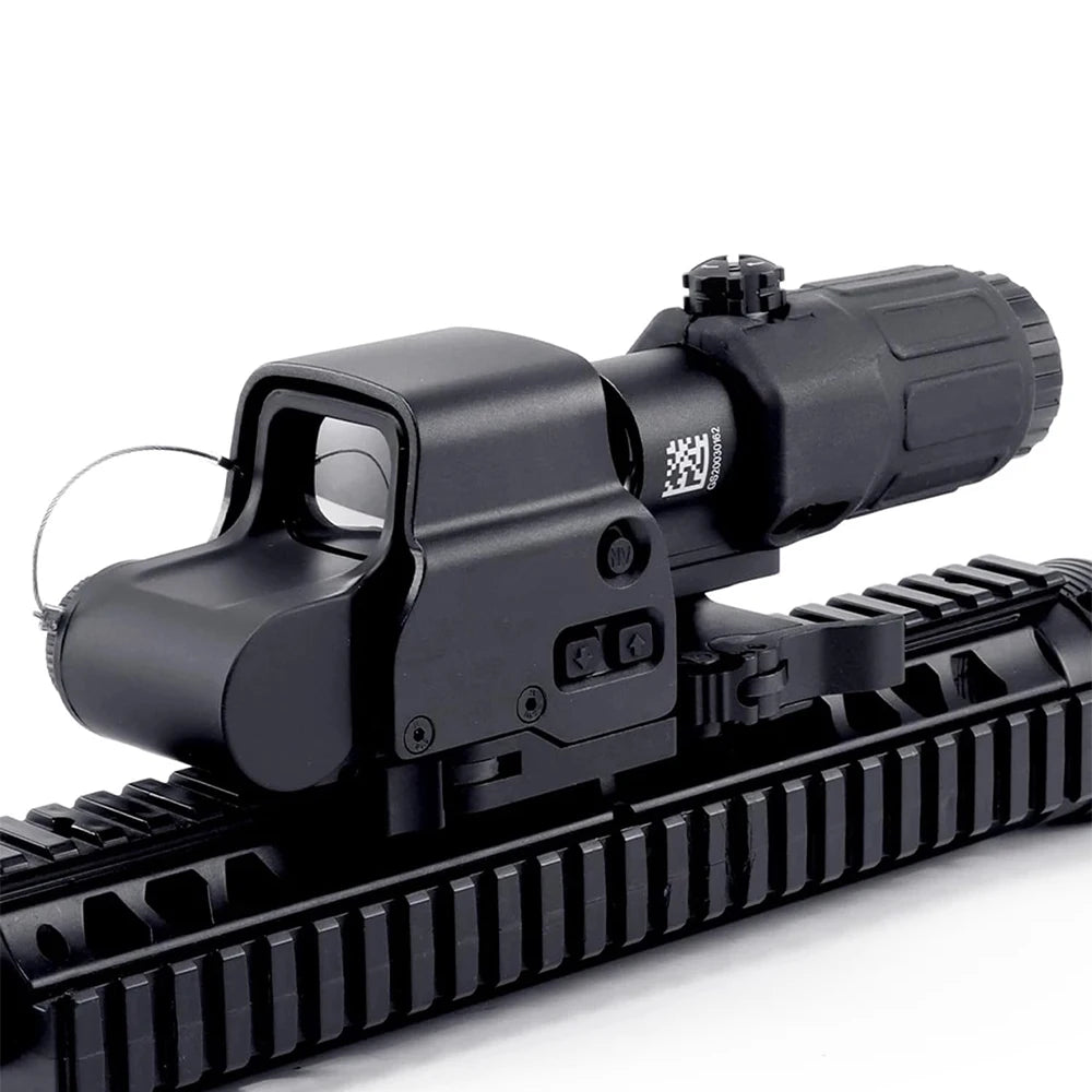 Red Dot Optic Sight Tactical Hunting Gear W/20mm Rail Mounts&Quick Detach Lever