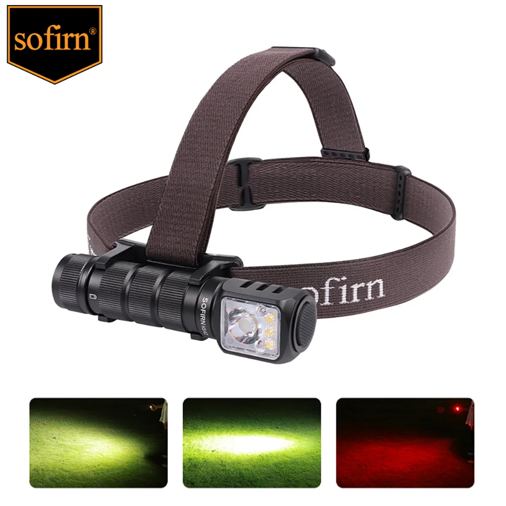 Sofirn 2100lm Headlamp Rechargeable With Power Bank Magnetic LED Torch For Camping And Outdoors