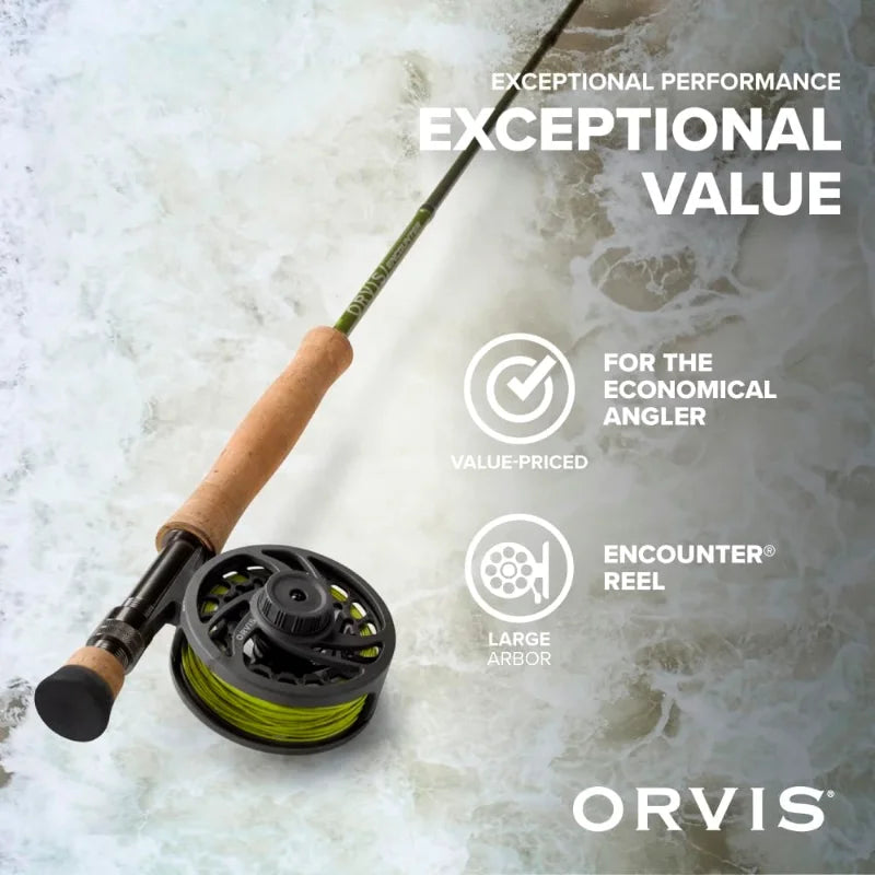Fly Rod Outfit - Fishing Rod and Reel Combo Starter Kit 8'6"