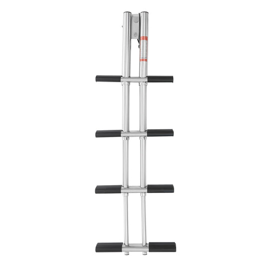 4 Steps Boat Telescopic Ladder Stainless Steel for Boats,, Swimming Pools, etc