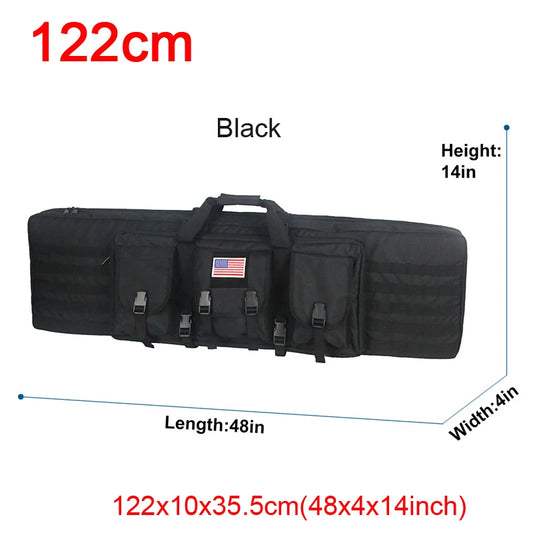 LQARMY Tactical Double Rifle Case Molle Bag