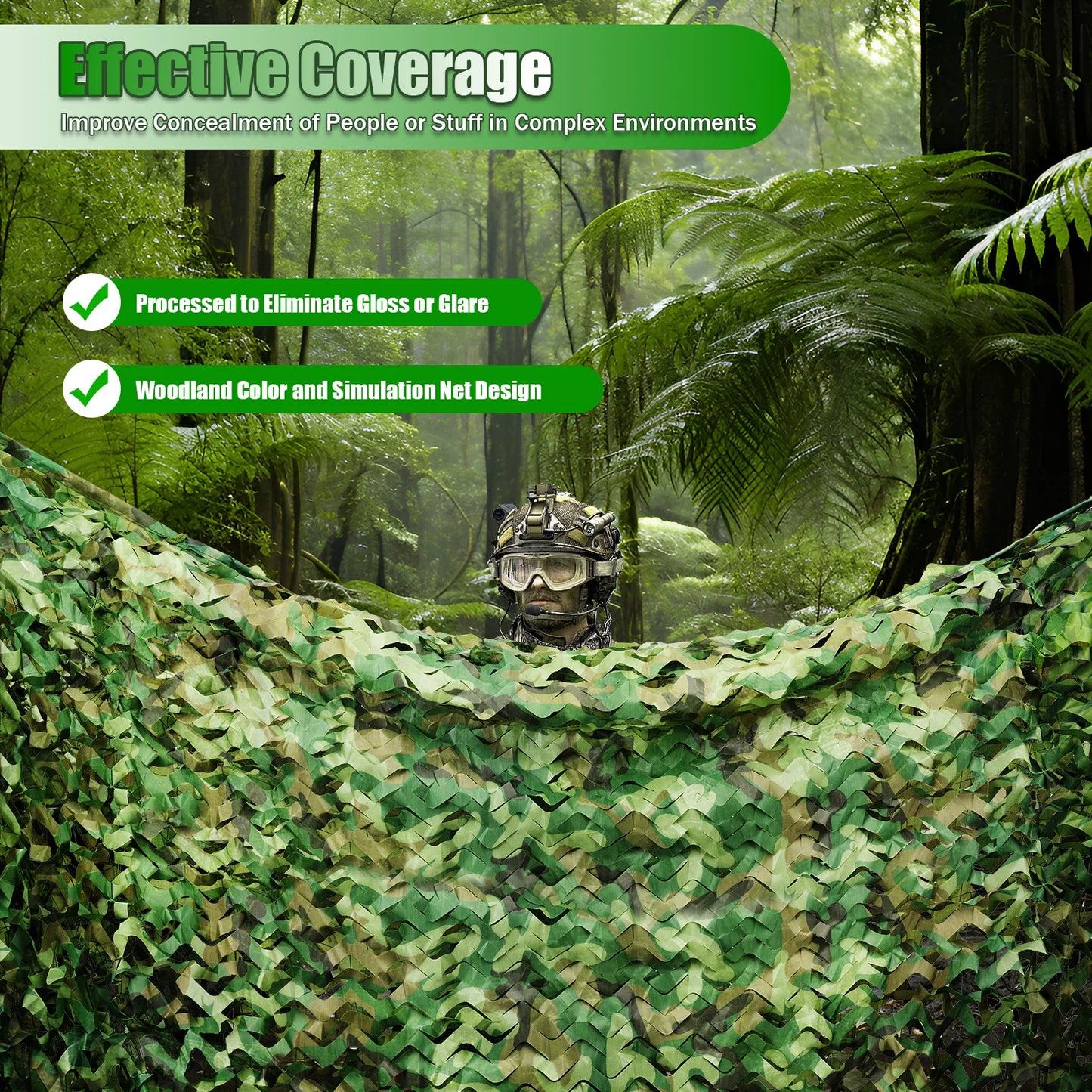 Military Camouflage Net for Hunting and Camping Gear