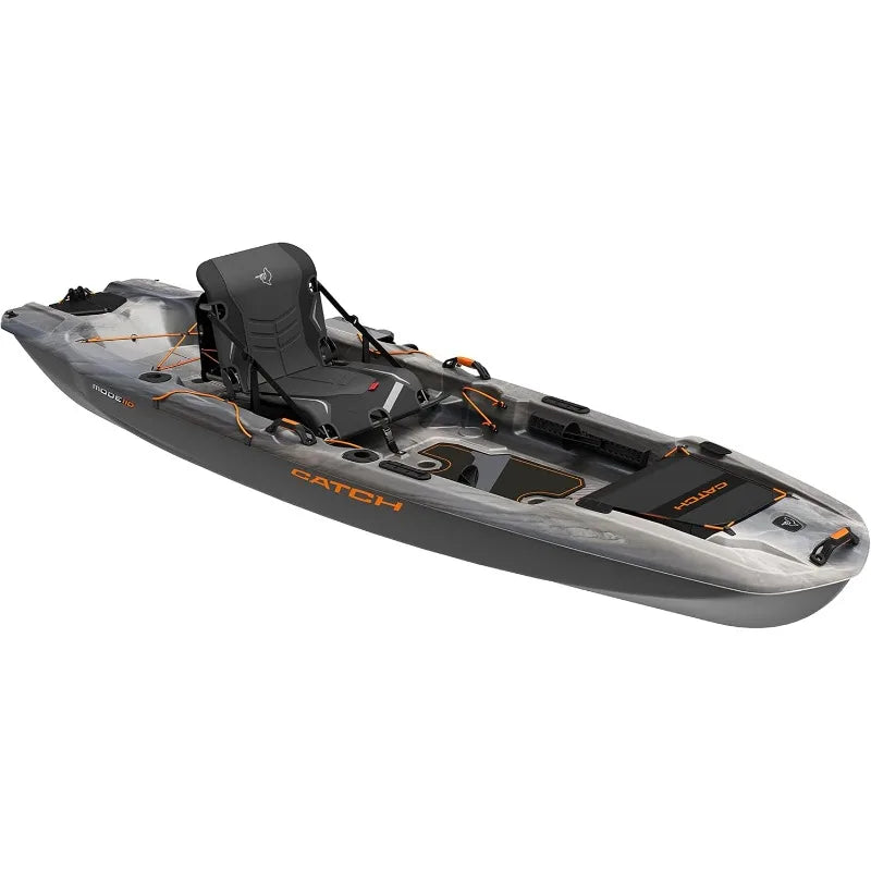 Fishing Kayak with Lawnchair - 10.5 ft for Stable Angling