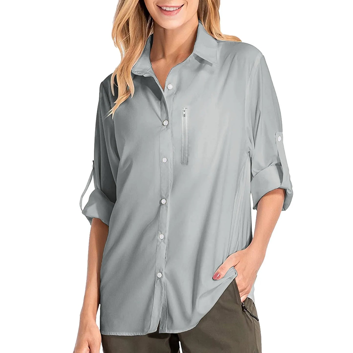 Long Sleeve Sunscreen Sun Protection Female Hiking Shirt