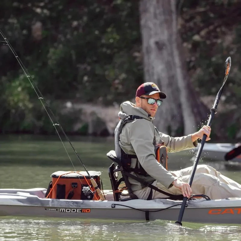 Fishing Kayak with Lawnchair - 10.5 ft for Stable Angling