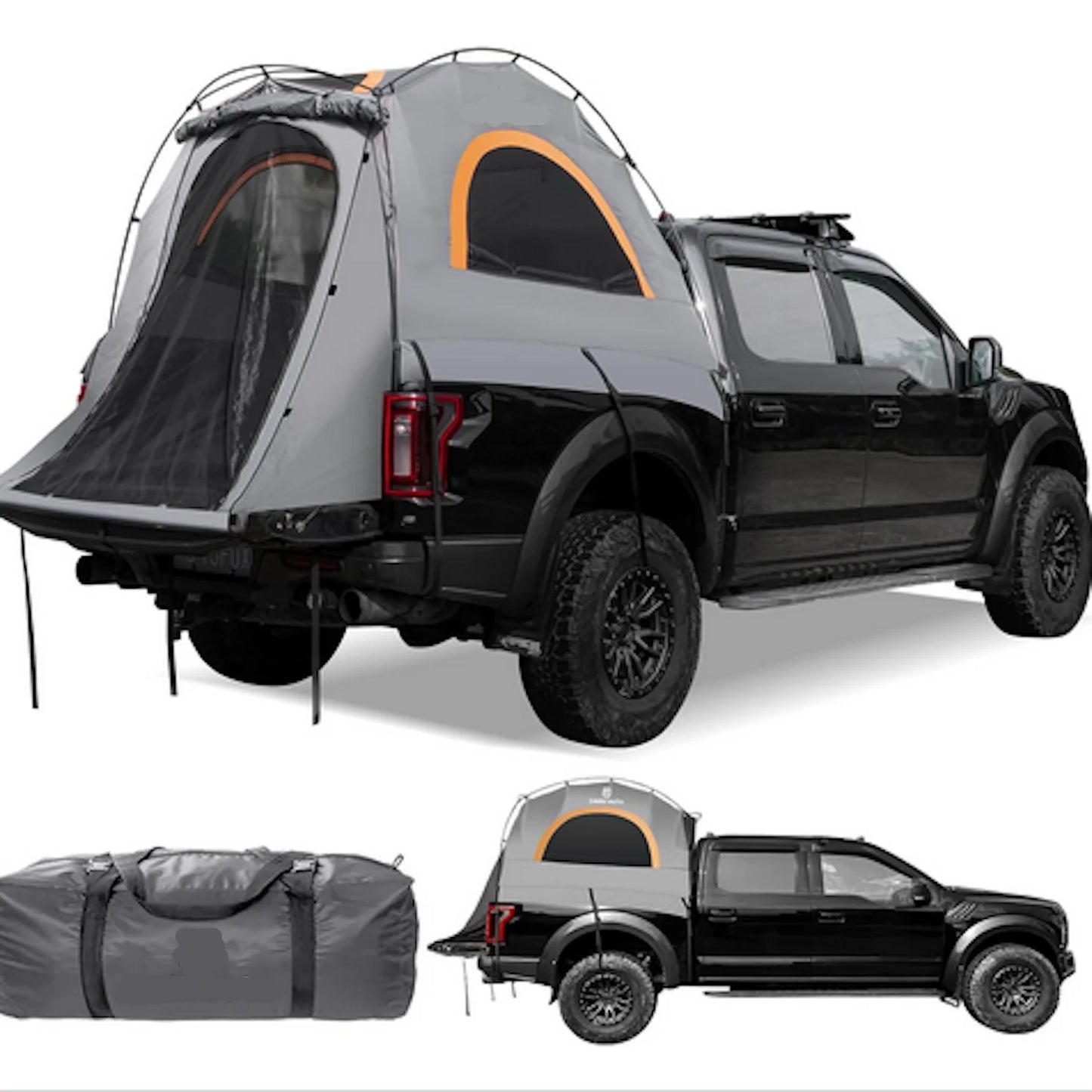 Pickup Truck Bed Tent: Double Layer Quick Setup
