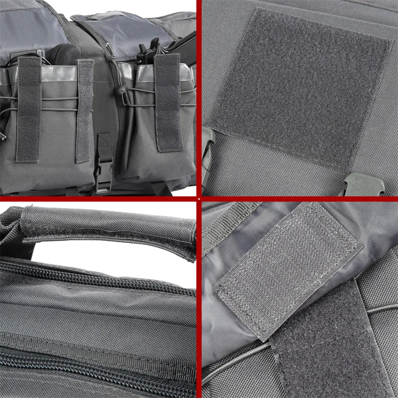 LQARMY Tactical Double Rifle Case Molle Bag