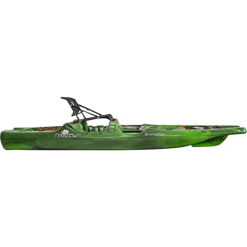 Top Fishing Kayak Fold Away Lawn Chair Seat 4 Rod Holders 11' 6"
