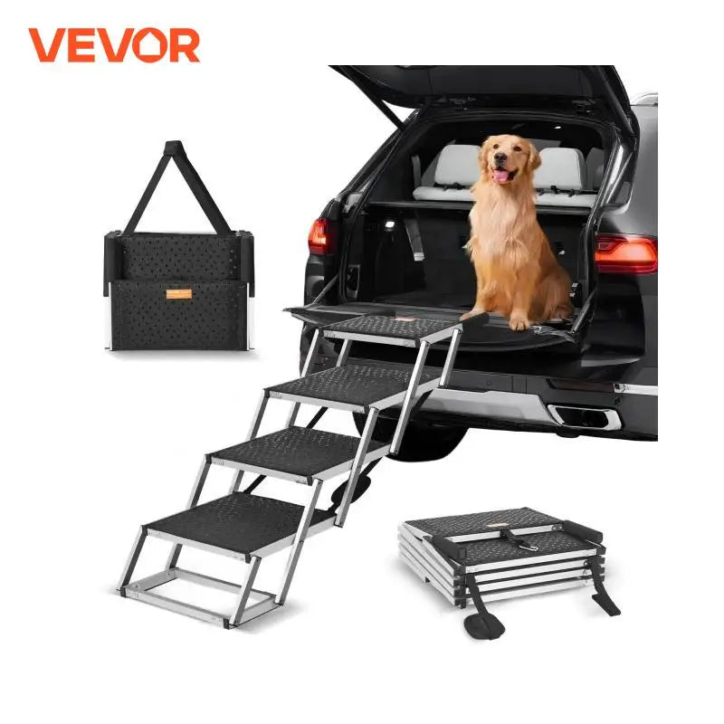 Dog Stair for Car Steps Folding Portable Pet Steps 150 lbs