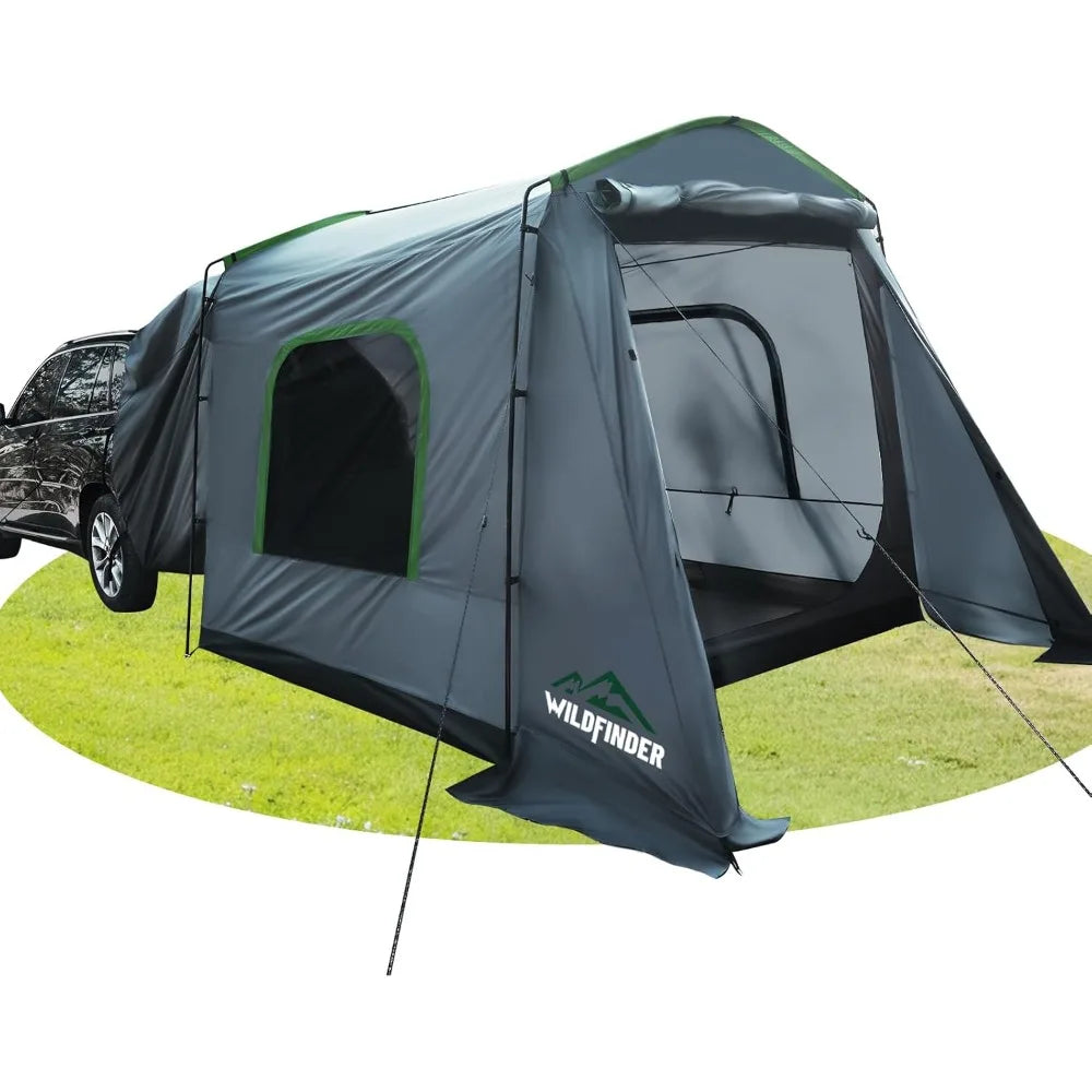 5-9 Person Rectangle Car Tent for Family,  8FT L x 10.6FTW x 7.2FTH