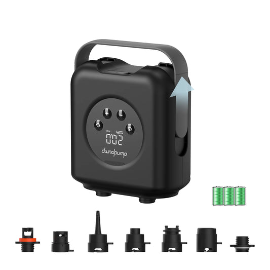 Rechargeable SUP Pump 20PSI High Pressure Air Pump for Paddle Board, Kayaks, Mattress
