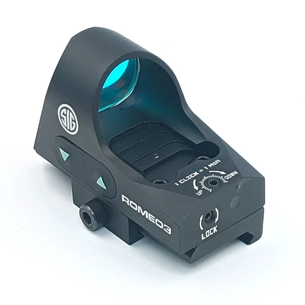 1X25mm Tactical 3 MOA Red Dot Reticle Gun Reflex Scope