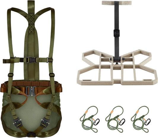 Aluminum Tree Saddle Platform, Mondo Saddle Harness and Carrying Bag