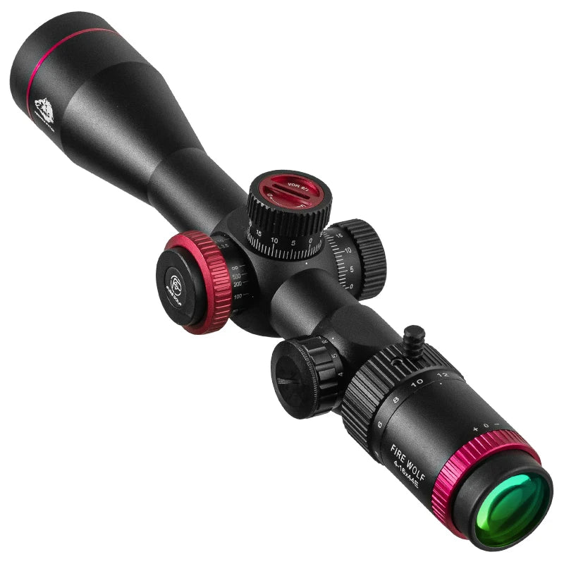 4-16X44 Scope Red Green Hunting Optical Sight Sniper Riflescope