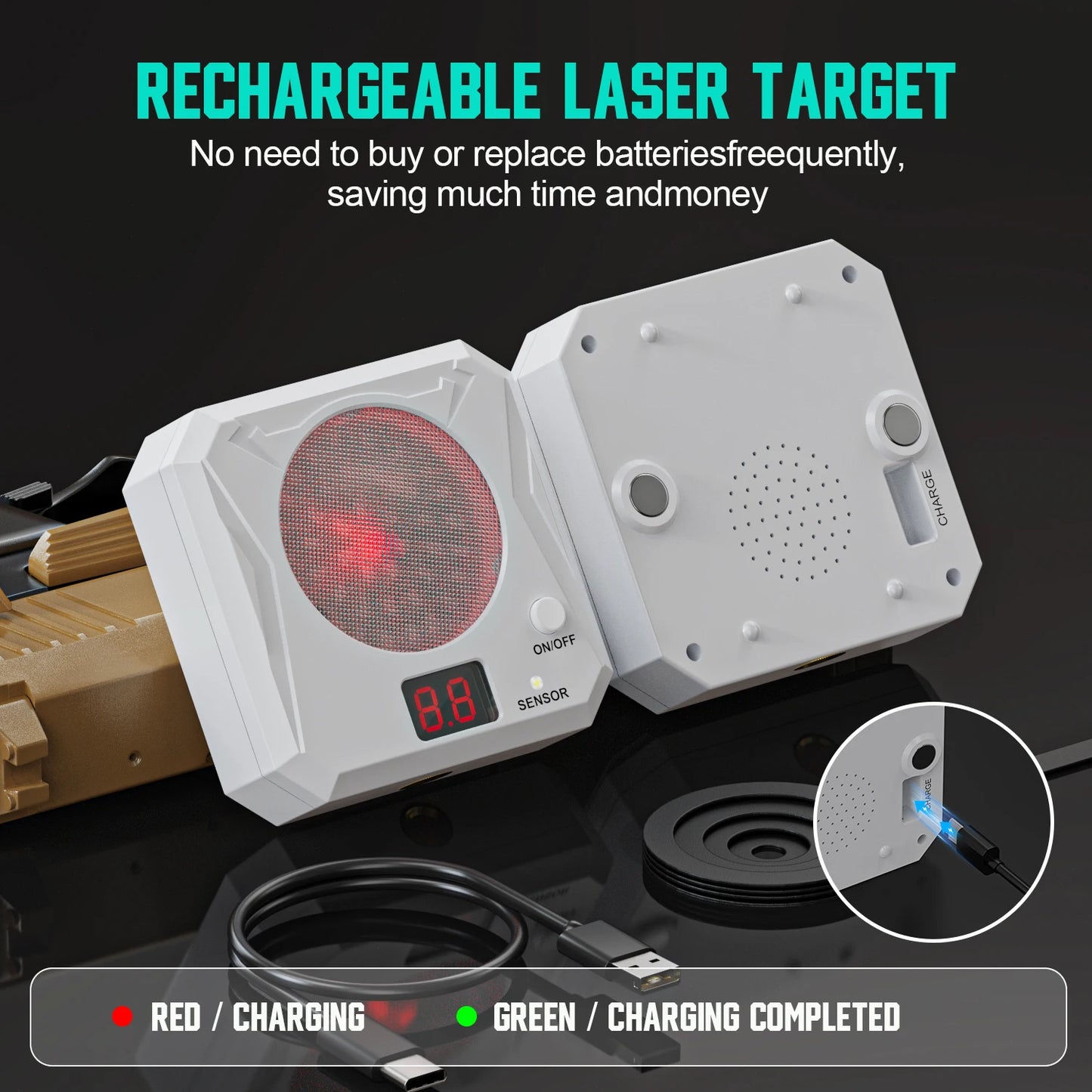 Infrared Induction Electronic Scoring Laser Target Color with Sound Effects