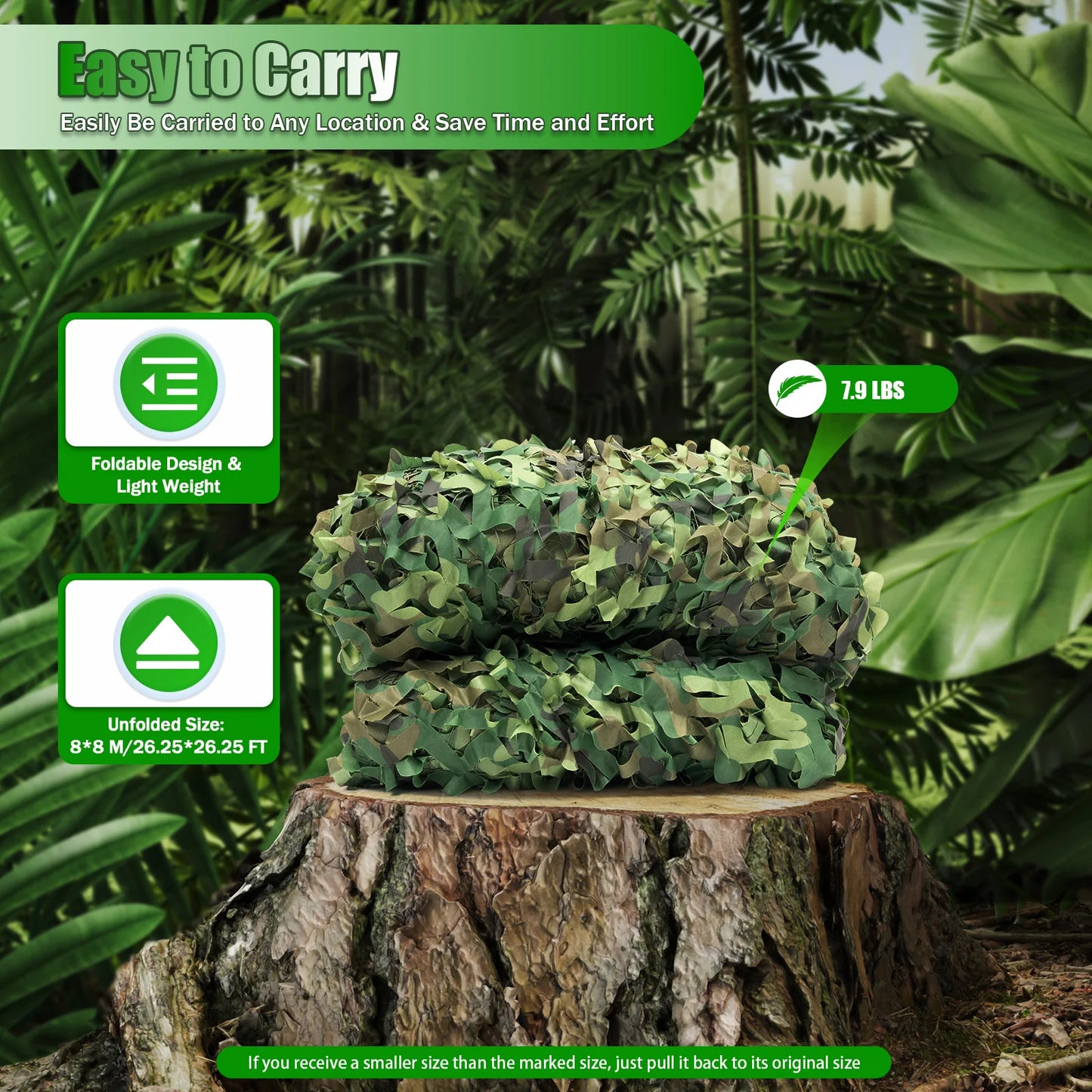 Military Camouflage Net for Hunting and Camping Gear