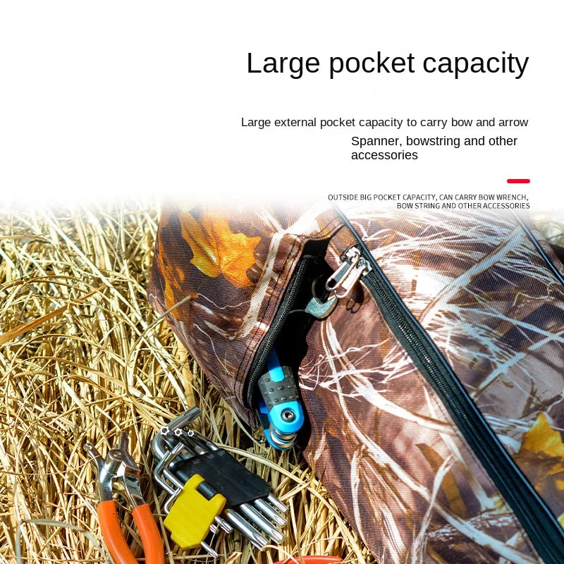 T Bow Bag Camouflage Compound Pulley Bow Backpack T Bow Bag Archery Bow Equipment