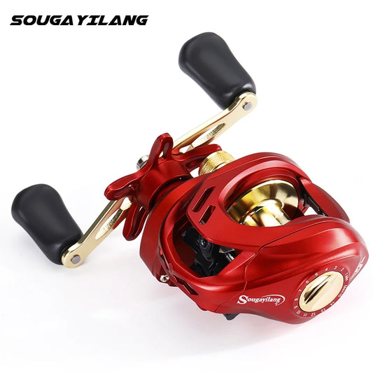 Sougayilang New Baitcasting Fishing Reel 7.2:1 Gear Ratio