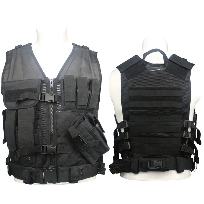 Paintball Outdoor CS Hunting Body Armor Plate Carrier Protective Coat