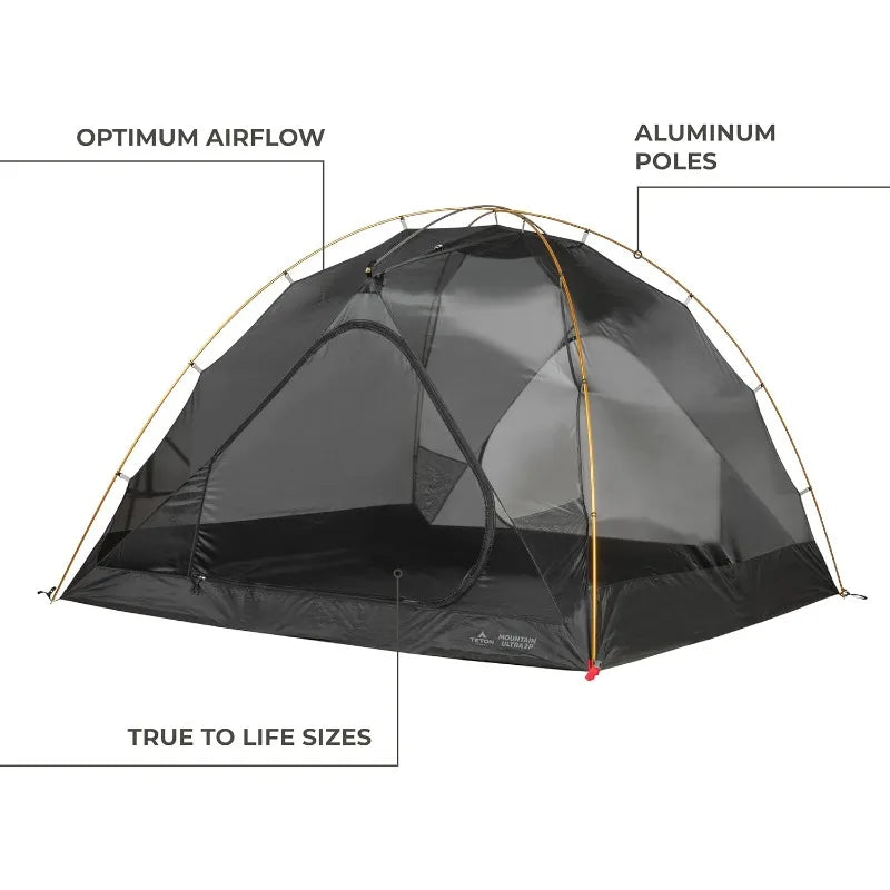 2 Person Backpacking Tent for Camping, Hiking & Backpacking