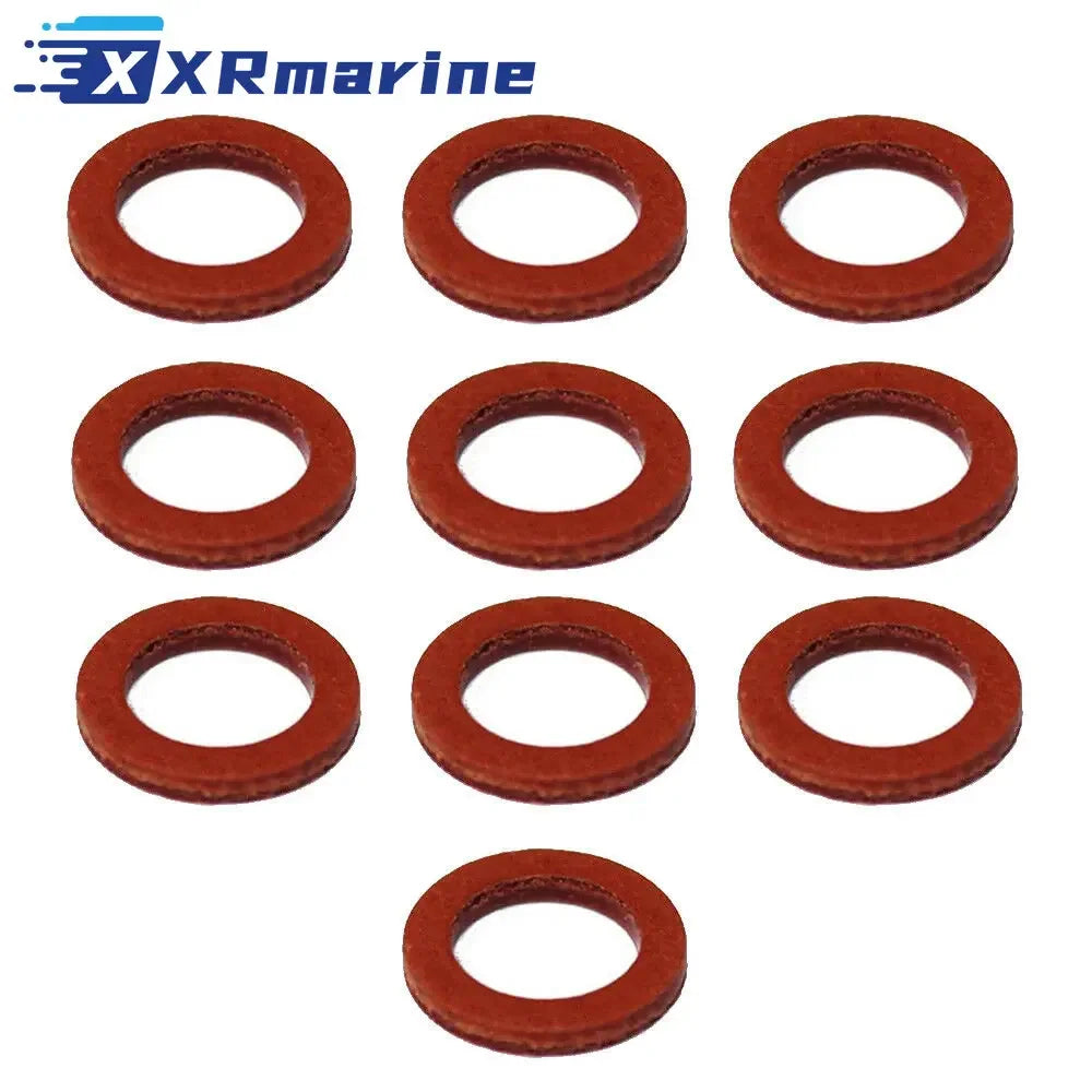 20pcs Red Lower Unit Oil Drain Screw Gasket Fit For Yamaha