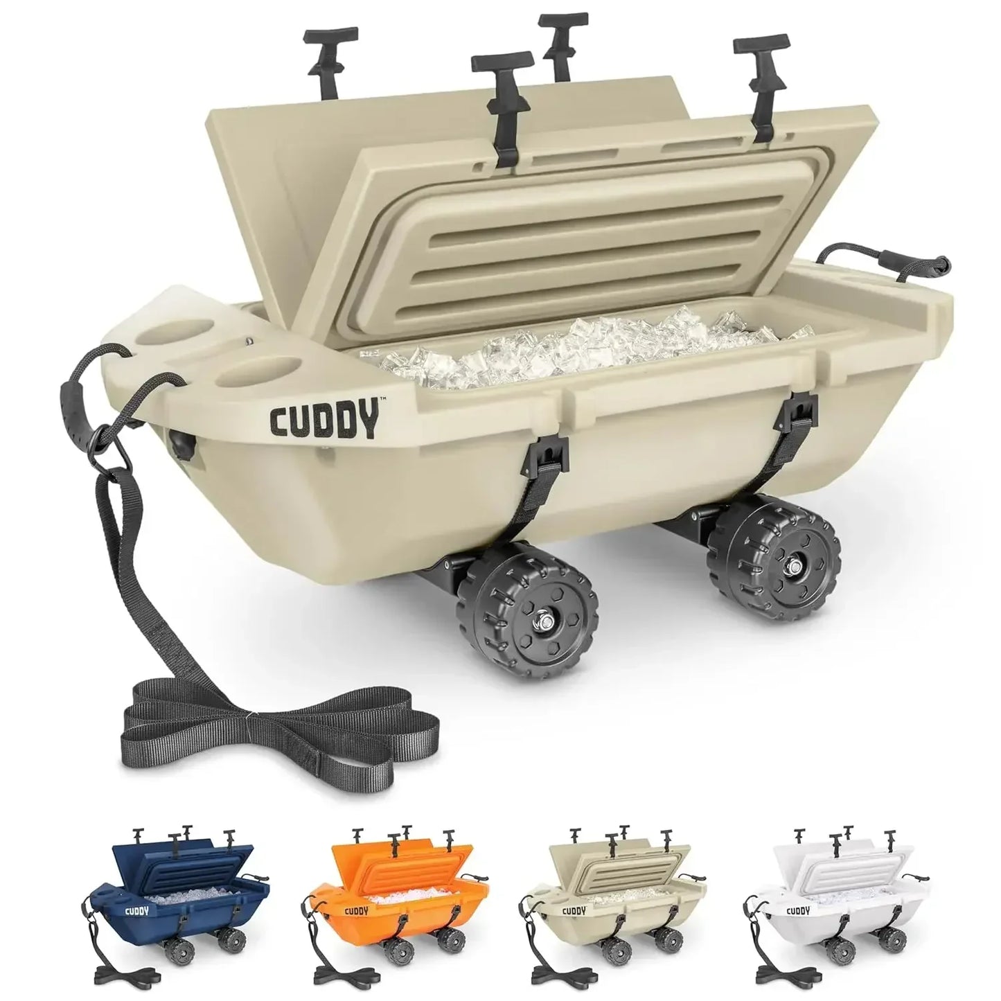 Cooler with Wheels – 40 QT Amphibious Floating Cooler