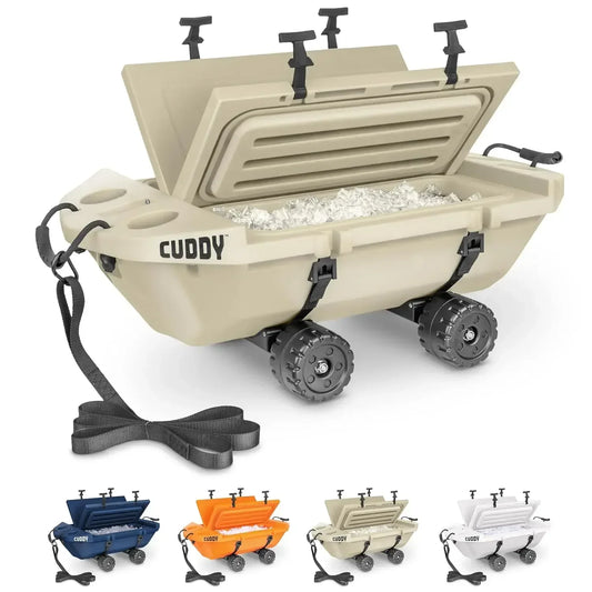 Cooler with Wheels – 40 QT Amphibious Floating Cooler