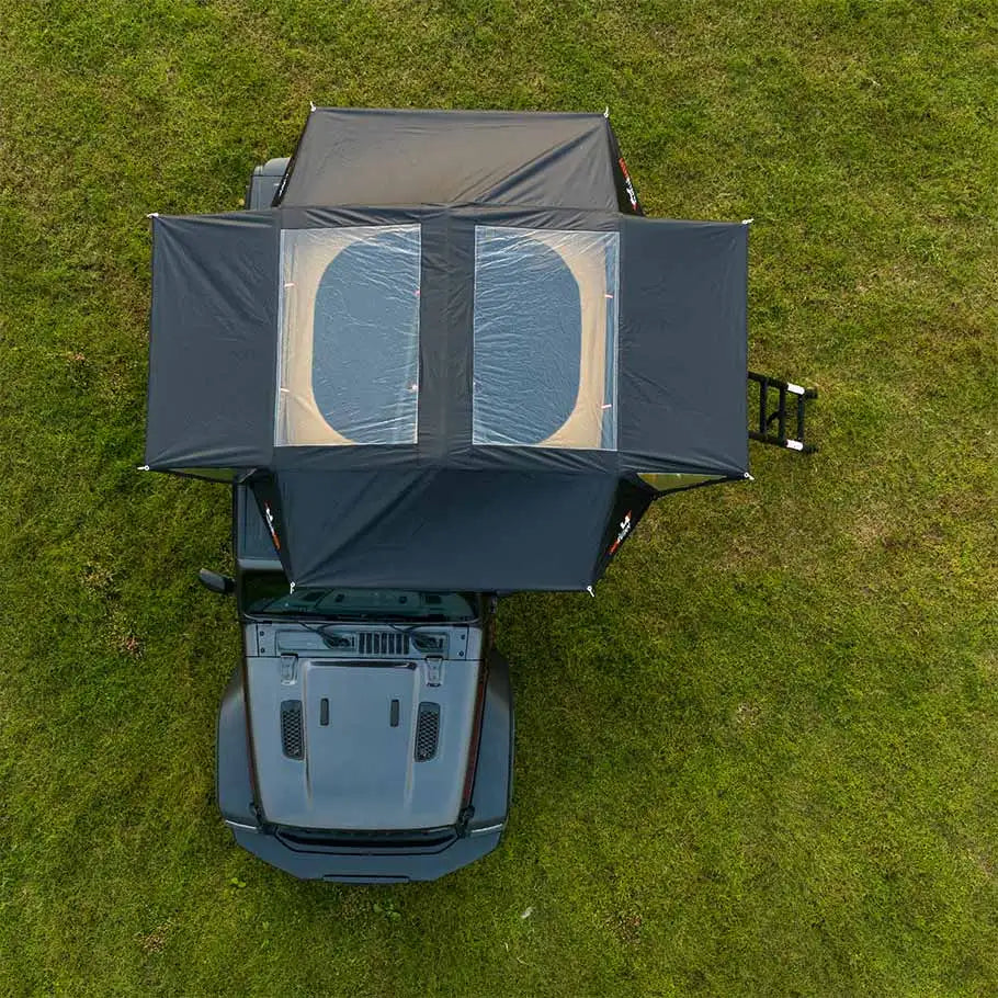 Car Roof Top Tent Soft Cover Tents for Camping  with Telescopic Ladder